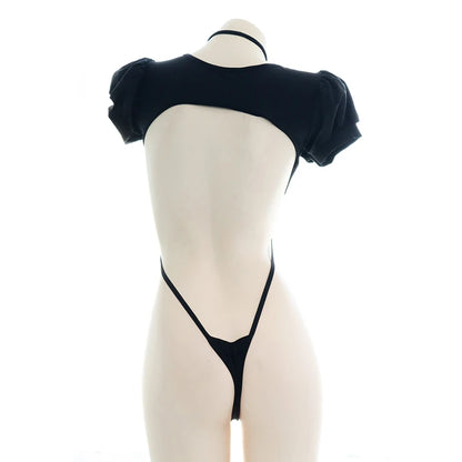 One Piece Swimwear Sexy Women Monokini Backless Slingshot Swimsuit Teddy Lingerie